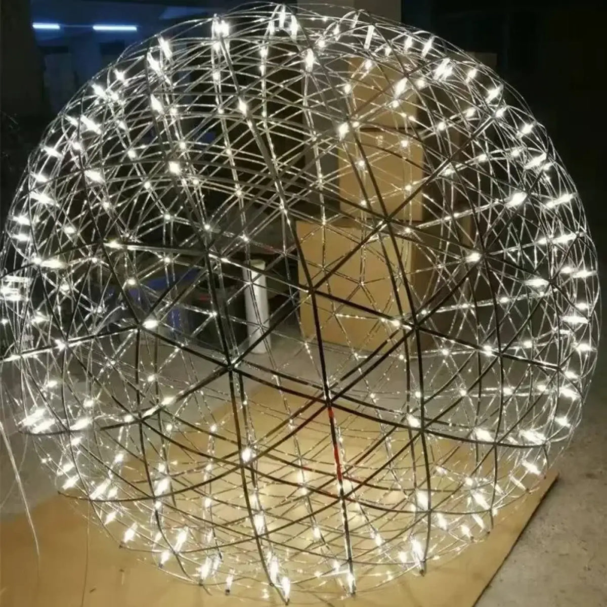 Suspension luminaire boule LED
