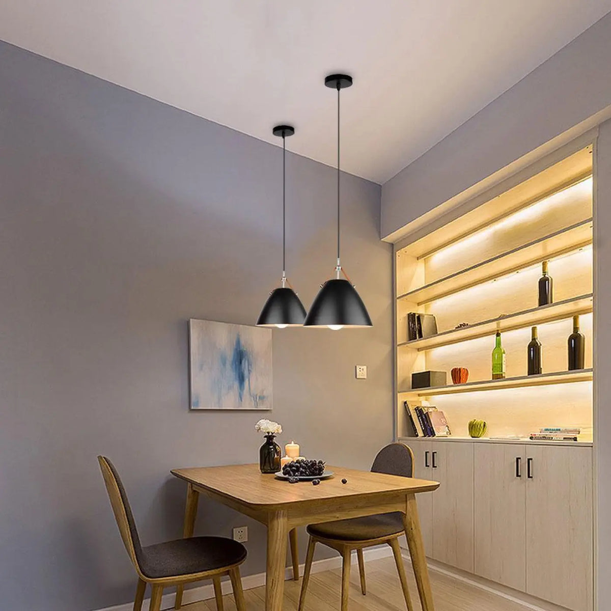 Suspension luminaire cuisine métal
