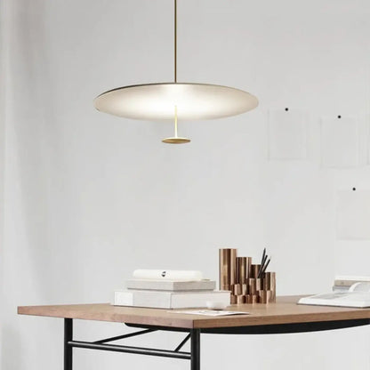Suspension luminaire ovale