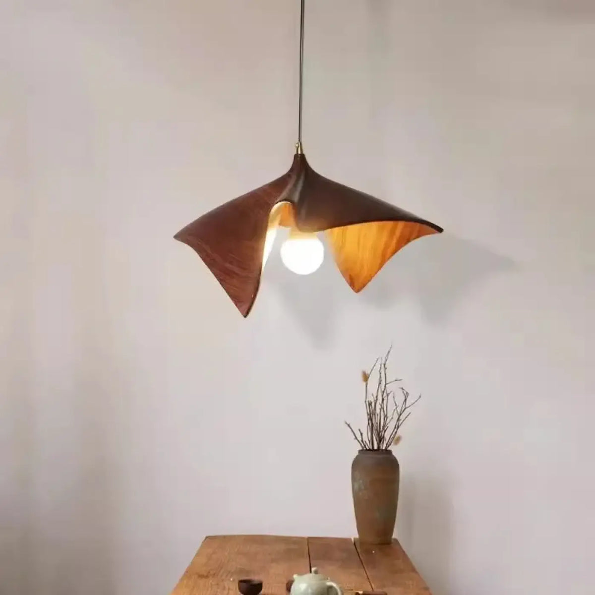 Suspension luminaire résine vintage