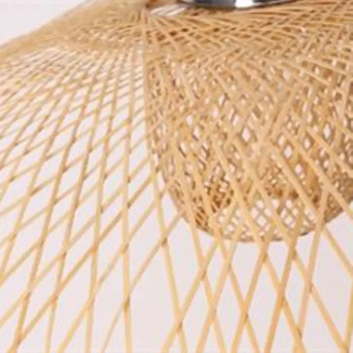 Suspension rotin salle manger