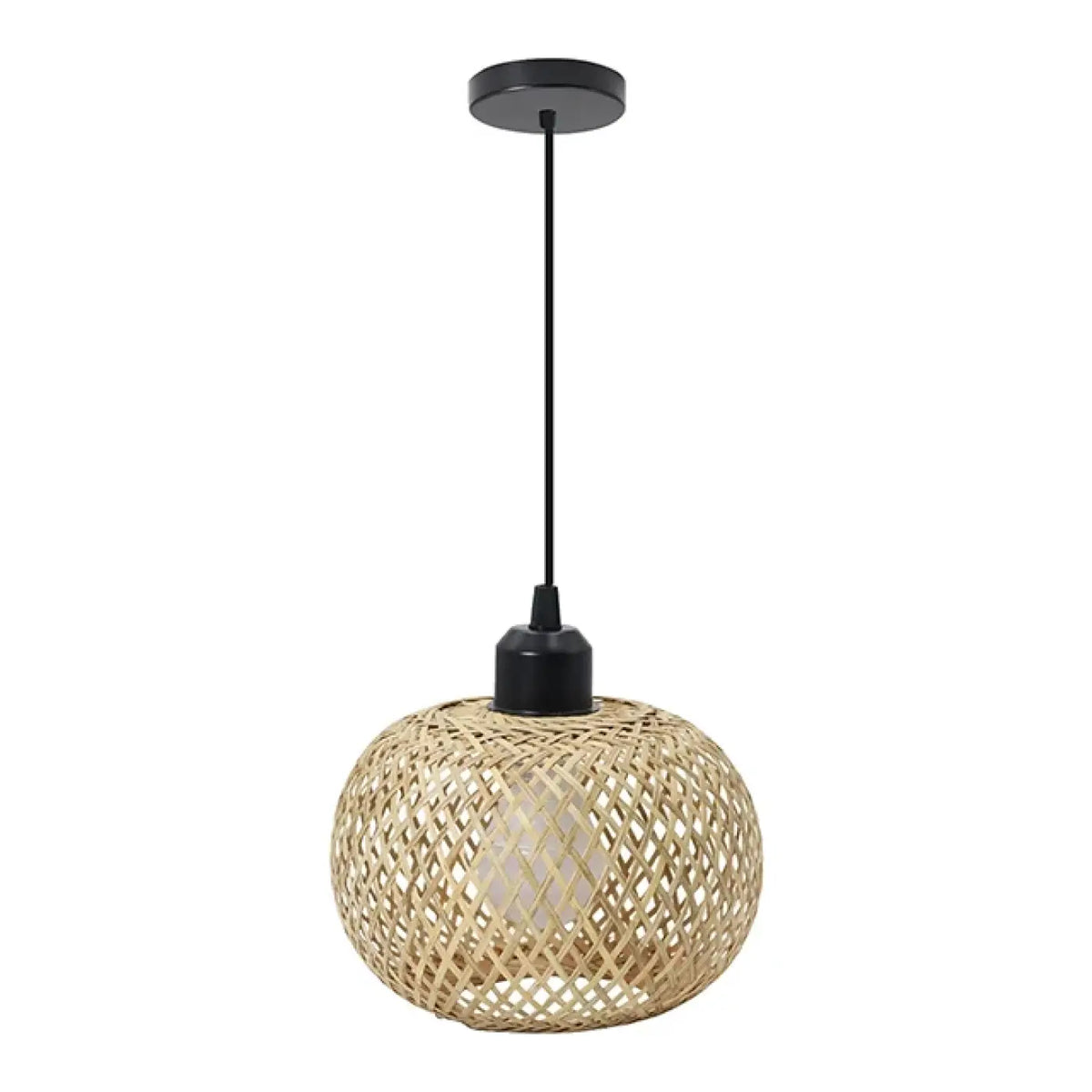 Suspension luminaire bohème naturelle