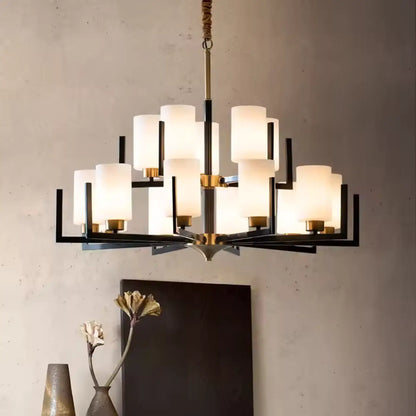 Suspension lustre verre contemporain