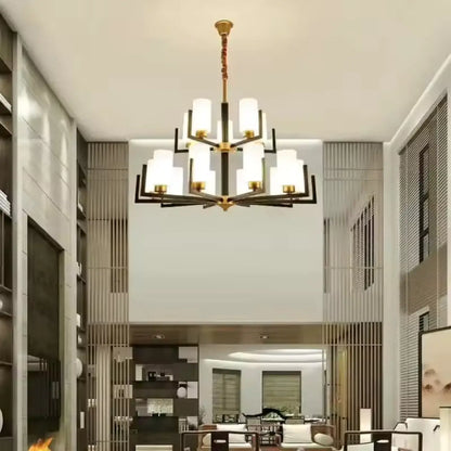 Suspension lustre verre contemporain