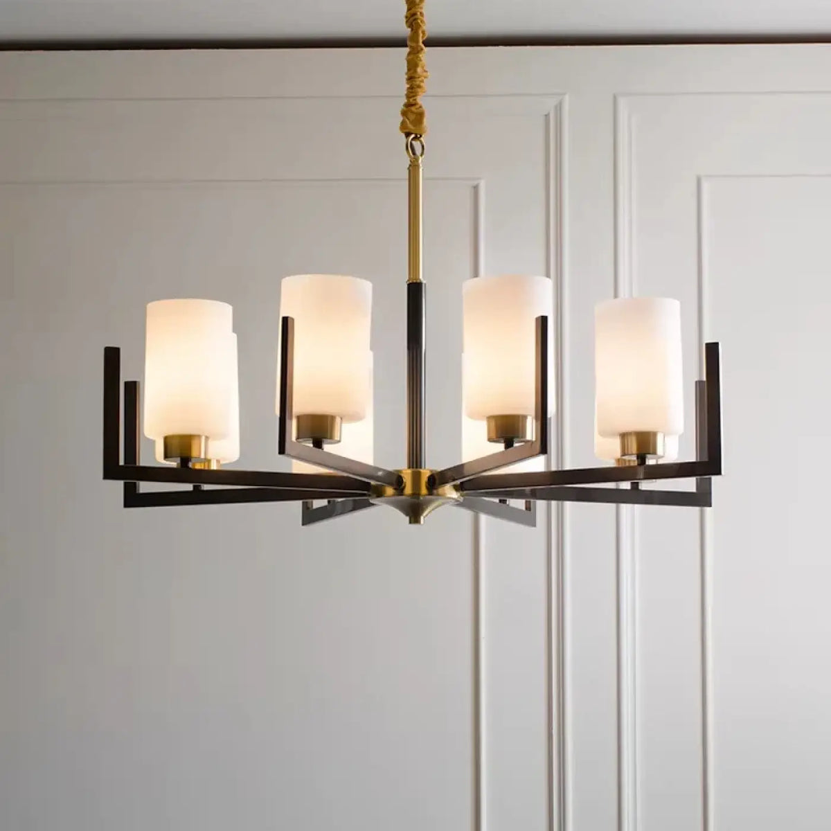 Suspension lustre verre contemporain