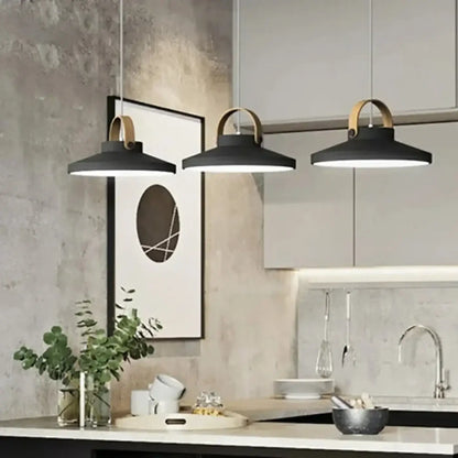 Suspension cuisine anse bois
