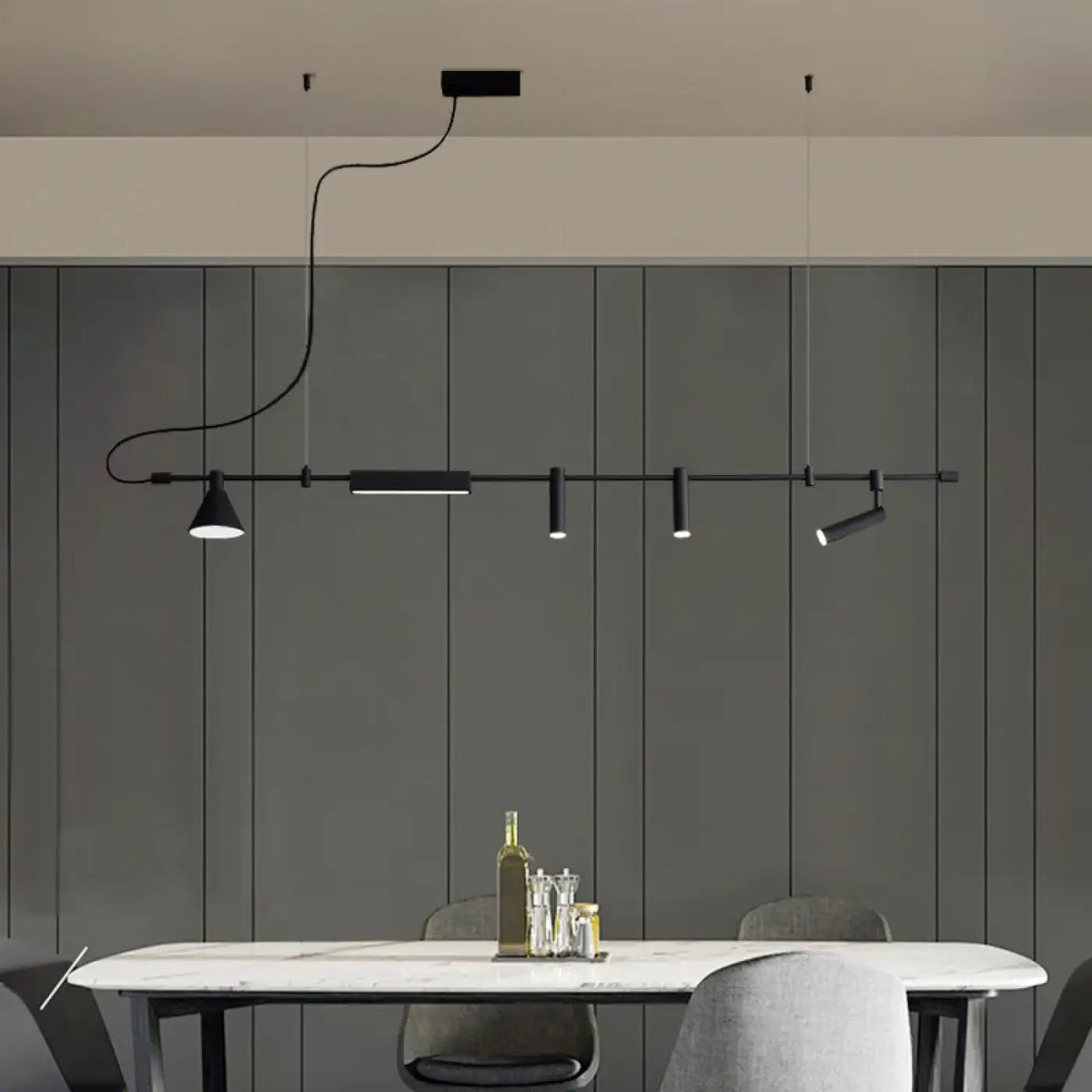 Suspension rail spots cuisine